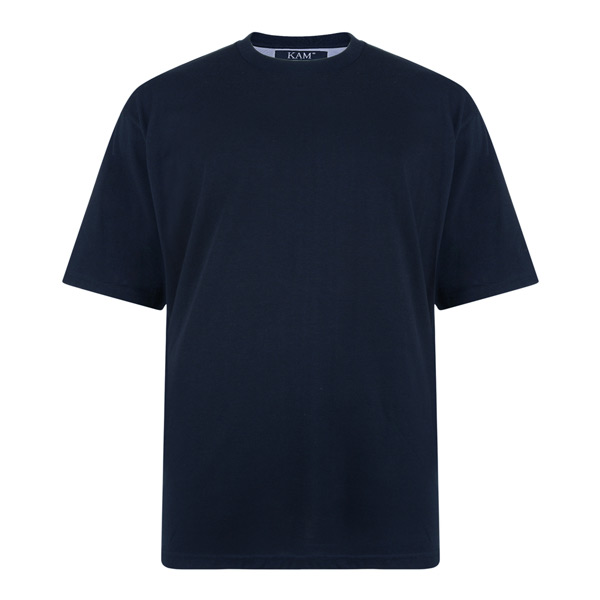 Grote Maten Navy T-shirt in 10XL en 12XL