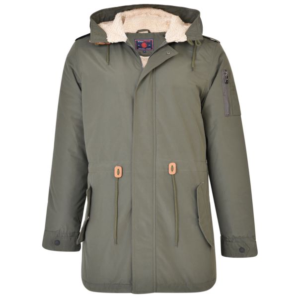 Big size Green Parka Coat 2XL-8XL