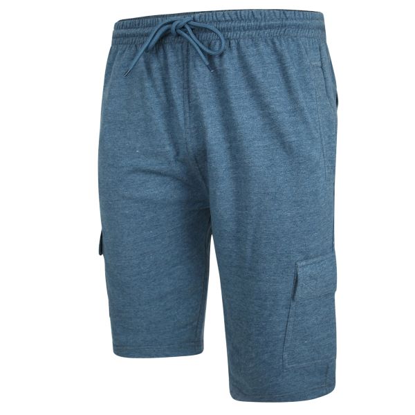 Grote maten Denim Jersey Cargo Short