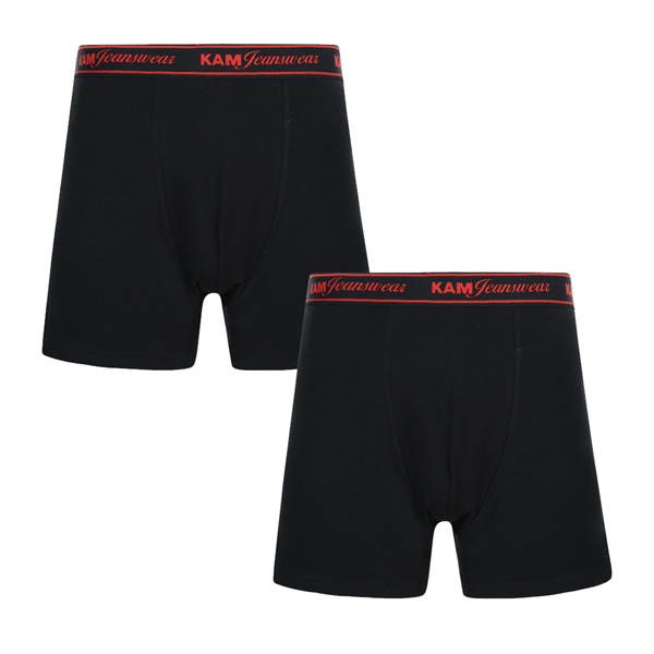 Grote Zwarte boxershorts (2-pack)