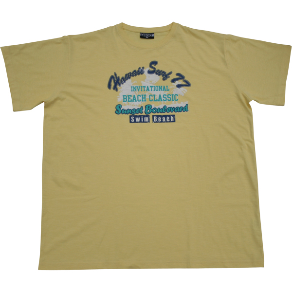 Big size Yellow T-shirt